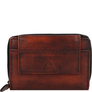 Greenburry Destressed Portemonnee RFID-bescherming Leer 13.5 cm