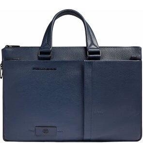 Piquadro Russel Koffer RFID-bescherming Leer 42 cm Laptop compartiment