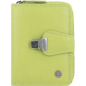 Greenburry Sponsachtig portefeuille leer 9 cm