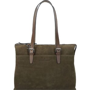 Castelijn & Beerens Nubuck Schoudertas Leer 40 cm Laptop compartiment