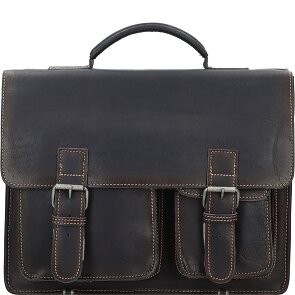 Greenburry Aktetas leer 39 cm