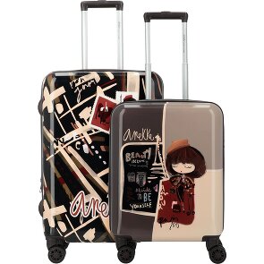Anekke Viaje 4 wielen Kofferset 2-delig met uitbreidingsplooi Anekke Viaje 4 wielen Kofferset 2-delig met uitbreidingsplooi
