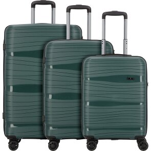 d&n Travel Line 4300 4 wielen Kofferset 3-delig