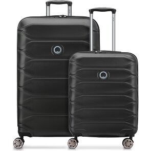 Delsey Paris Meteor-kofferset met 4 wielen, maten S en L, met uitbreidingsplooi