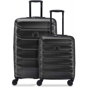 Delsey Paris Meteor-kofferset met 4 wielen, maten S en L, met uitbreidingsplooi