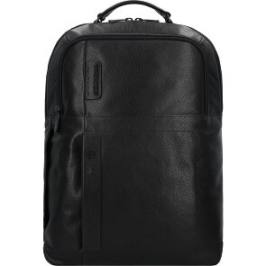 Piquadro P15S Dagrugzak Leer 43 cm Laptop compartiment