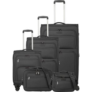 Travelite Cubis 4 wielen Kofferset 5-delig met uitbreidingsplooi