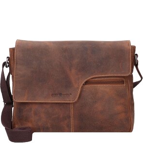 Greenburry Vintage Originele Schoudertas Leder 32 cm