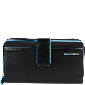 Piquadro Blauwe Vierkante Portemonnee RFID Leer 17,5 cm Piquadro Blauwe Vierkante Portemonnee RFID Leer 17,5 cm