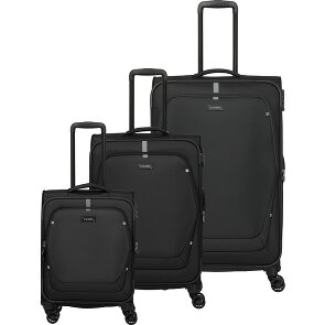 Travelite Umbria 4 wielen Kofferset 3-delig met uitbreidingsplooi