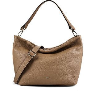 abro Ebony Schoudertas Leder 39 cm