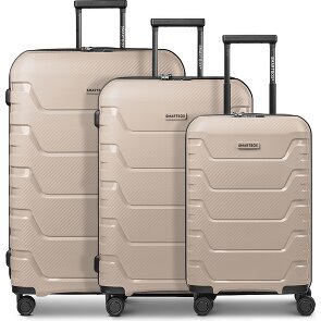 Smartbox Edition 01 4 wielen Kofferset 3-delig met uitbreidingsplooi