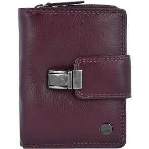 Greenburry Sponsachtig portefeuille leer 9 cm