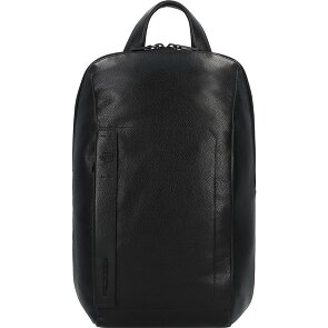 Piquadro P15S Dagrugzak Leer 40 cm Laptop compartiment