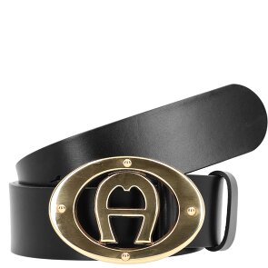 AIGNER Logo riem leer