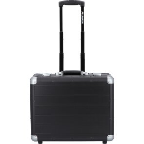 Alumaxx Zakelijke trolley met 2 wielen, Aluminium, laptopvak 37 cm
