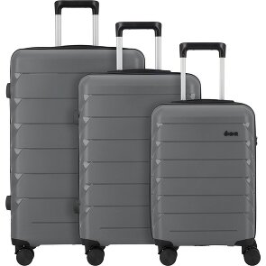 d&n Travel Line 4100 4 wielen Kofferset 3-delig