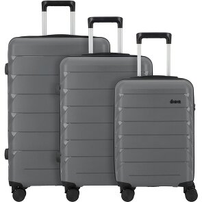 d&n Travel Line 4100 4 wielen Kofferset 3-delig d&n Travel Line 4100 4 wielen Kofferset 3-delig
