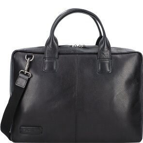 Plevier Rock Basalt Koffer Leer 41 cm Laptop compartiment Plevier Rock Basalt Koffer Leer 41 cm Laptop compartiment