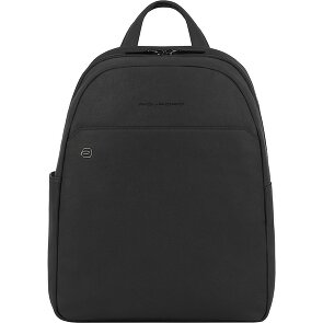 Piquadro Black Square Dagrugzak Leer 36 cm Laptop compartiment