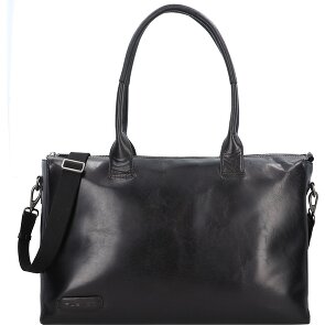 Plevier Rock Copal Schoudertas Leer 44 cm Laptop compartiment