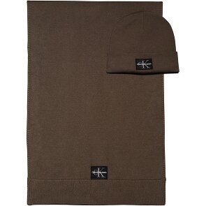 Calvin Klein Jeans Geschenkverpakking muts & sjaal cadeauset 2 stuks.