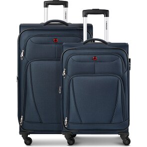 Wenger Beaumont kofferset met 4 wielen, M+L, met uitbreidingsplooi