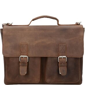 Leonhard Heyden Salisbury aktetas Leer 39 cm Laptopcompartiment