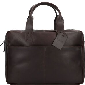 Burkely Vintage Jesse aktetas leer 42 cm laptop compartiment
