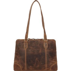 Greenburry Vintage Shopper Tas Leer 37 cm Laptop compartiment Greenburry Vintage Shopper Tas Leer 37 cm Laptop compartiment