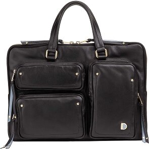 DuDu Pocket Koffer Leer 36 cm Laptop compartiment