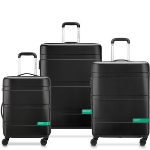 Delsey Paris x United Colors of Benetton Now Hardside 4-wiel kofferset 3-delig met stretch vouw Delsey Paris x United Colors of Benetton Now Hardside 4-wiel kofferset 3-delig met stretch vouw