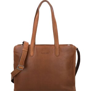 Plevier Power Koffer Leer 41.5 cm Laptop compartiment
