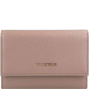 Coccinelle Metallic Zacht Portemonnee Leer 14 cm