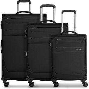 Worldpack Chicago 4 wielen Kofferset 3-delig met uitbreidingsplooi