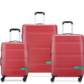Delsey Paris x United Colors of Benetton Now Hardside 4-wiel kofferset 3-delig met stretch vouw Delsey Paris x United Colors of Benetton Now Hardside 4-wiel kofferset 3-delig met stretch vouw