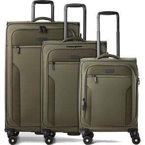 d&n Travel Line 9704 4 wielen Kofferset 3-delig met uitbreidingsplooi