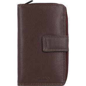 mano Donna Giulia Leren Portemonnee 10,5 cm