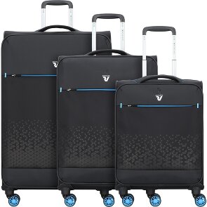 Roncato Crosslite 4 wielen Kofferset 3-delig met uitbreidingsplooi