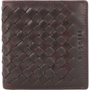 bugatti Geweven portefeuille leer 11 cm