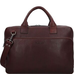 Plevier Vintage Larry Koffer Leer 40 cm Laptop compartiment