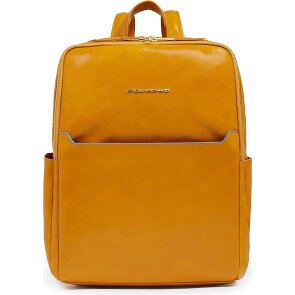 Piquadro Blue Square Dagrugzak RFID-bescherming Leer 37 cm Laptop compartiment