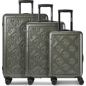 Roberto Cavalli Florence 4 wielen Kofferset 3-delig met uitbreidingsplooi