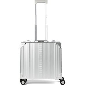 Aleon Luxe zakelijke trolley met 4 wielen, Aluminium, 45 cm