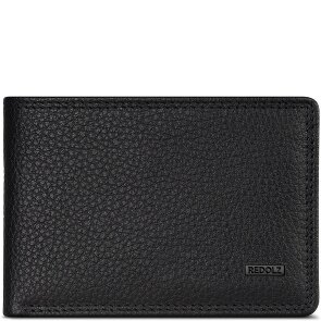 Redolz Leather Essentials QF kleine portemonnee RFID leer 10,5 cm