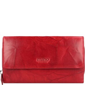 mano Donna Aurona Portemonnee RFID Leer 18 cm