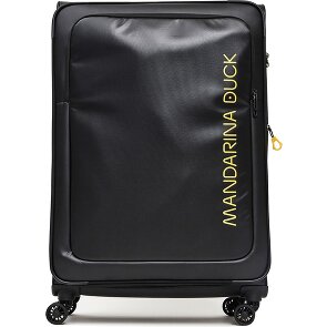 Mandarina Duck Eco Coated 4 wielen Trolley XL 83 cm met uitbreidingsplooi