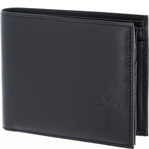 oxmox Leather Portemonnee RFID-bescherming Leder 12 cm