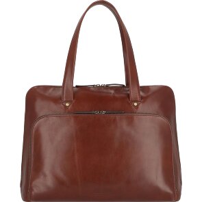 Leonhard Heyden Cambridge Schoudertas Leer 41 cm Laptopcompartiment