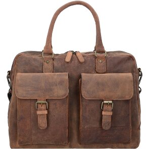 Harold's Antic Collectie Aktetas Leder 40cm Laptopcompartiment